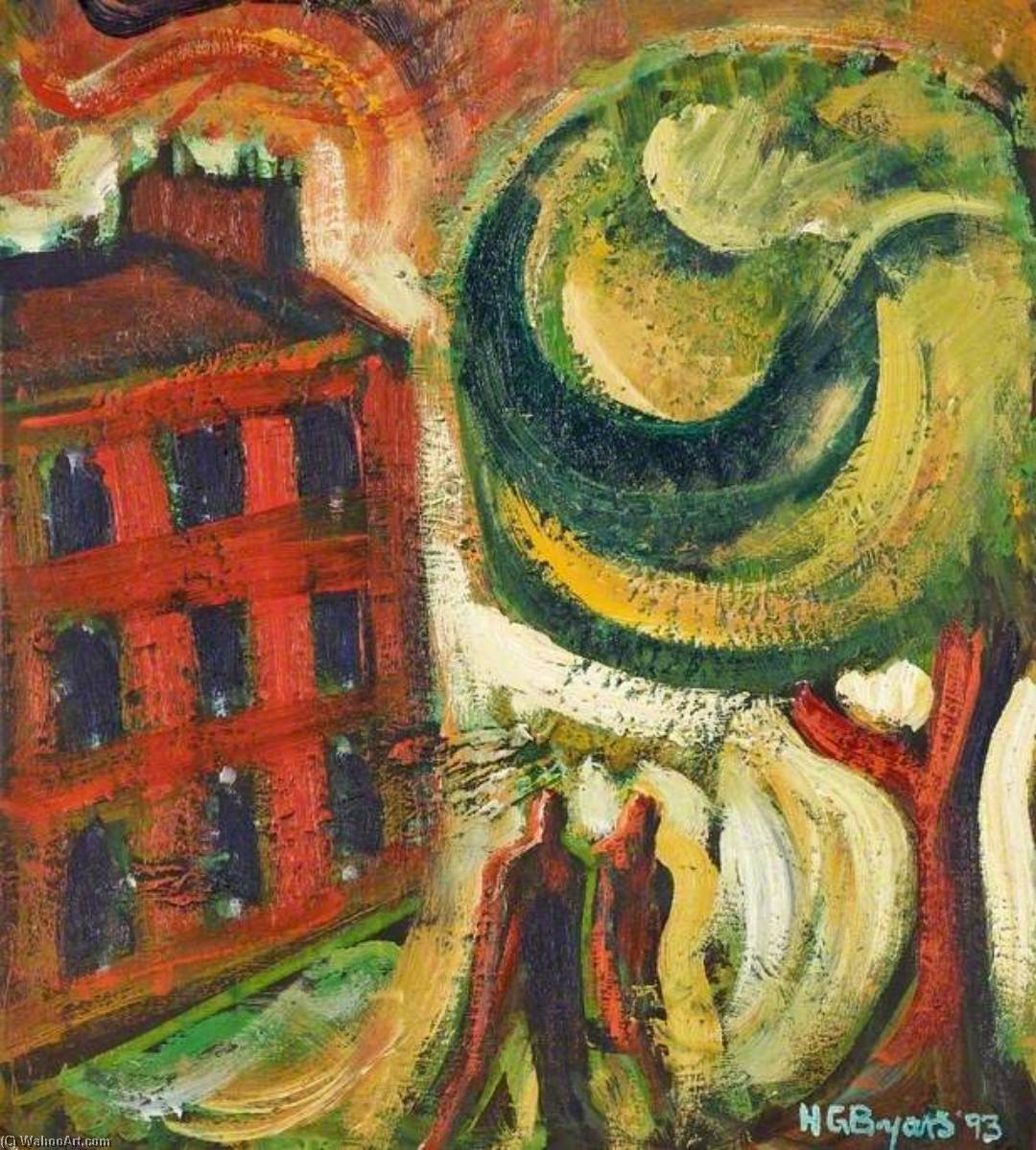Couple By A Building — Hugh Gerard Byars