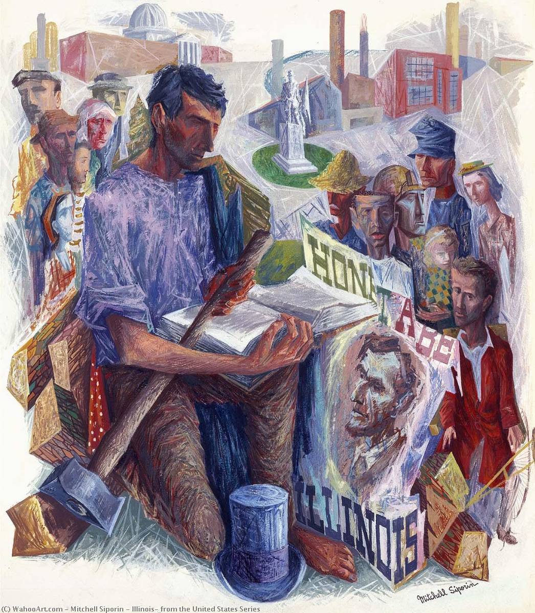 Illinois, From The United States Series — Mitchell Siporin
