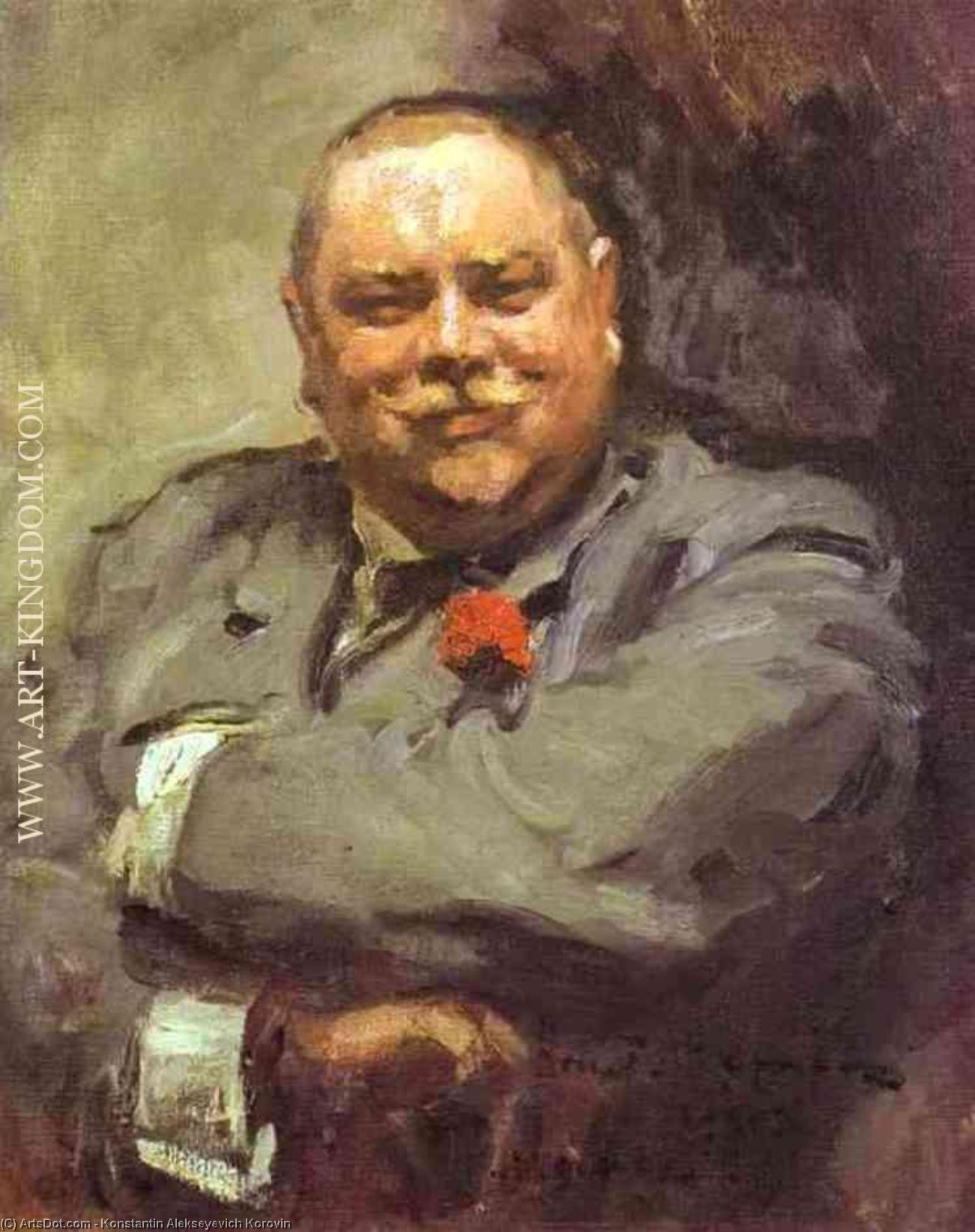 Retrato De Nikolay Chichagov — Konstantin Alexeievich Korovin