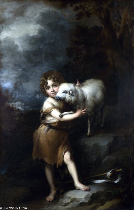 The Infant Saint John With The Lamb — Bartolomé Esteban Murillo