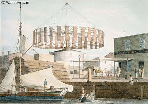 Circular Mill King Street New York — John William Hill