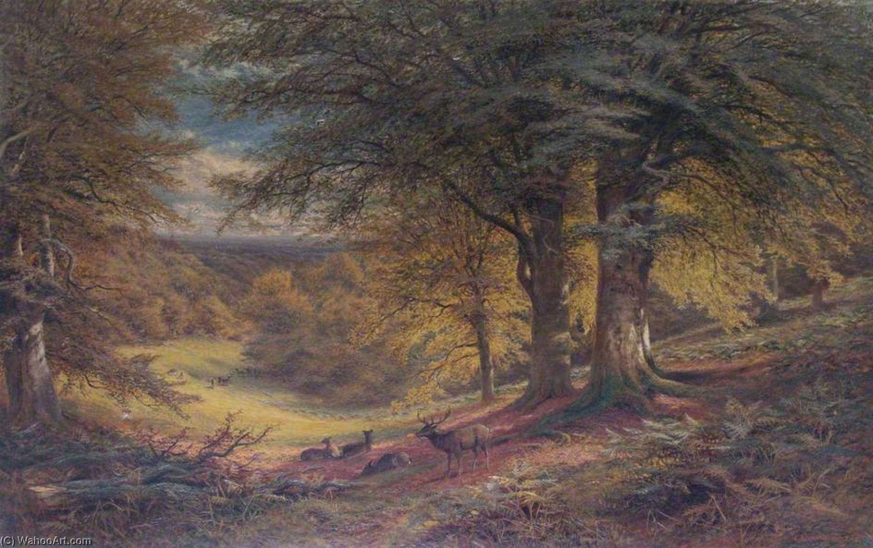Under The Beeches — Alfred Augustus Glendening
