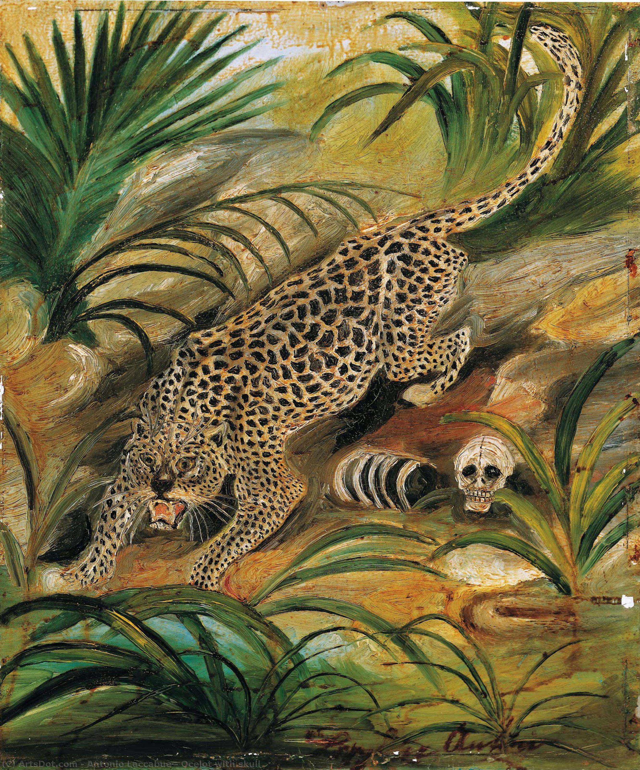 Ocelot With Skull — Антонио Лаккабюэ