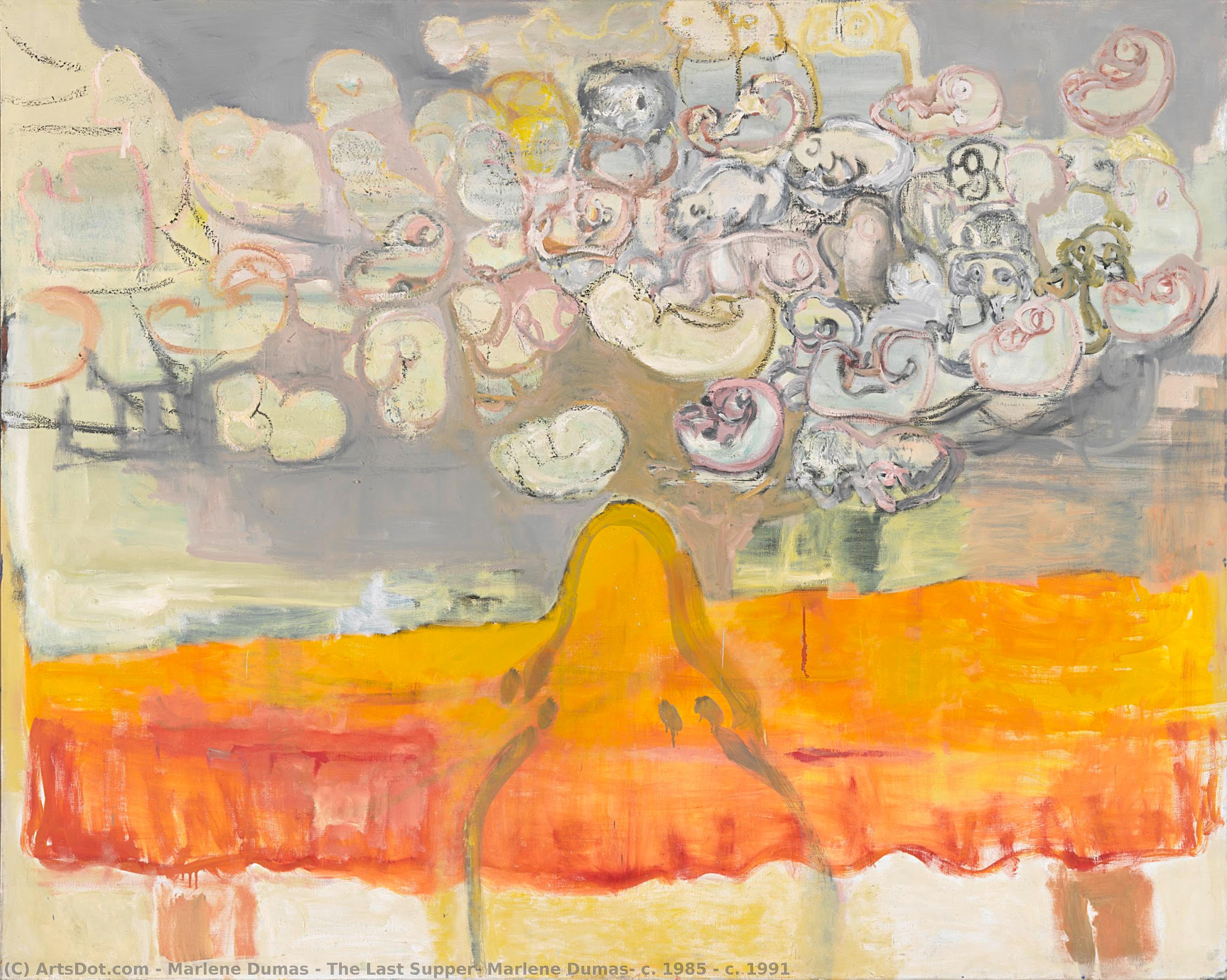 The Last Supper, Marlene Dumas, C. 1985 - C. 1991 — Marlene Dumas