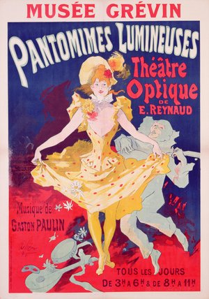 Poster Advertising 'pantomimes Lumineuses' — Jules Chéret