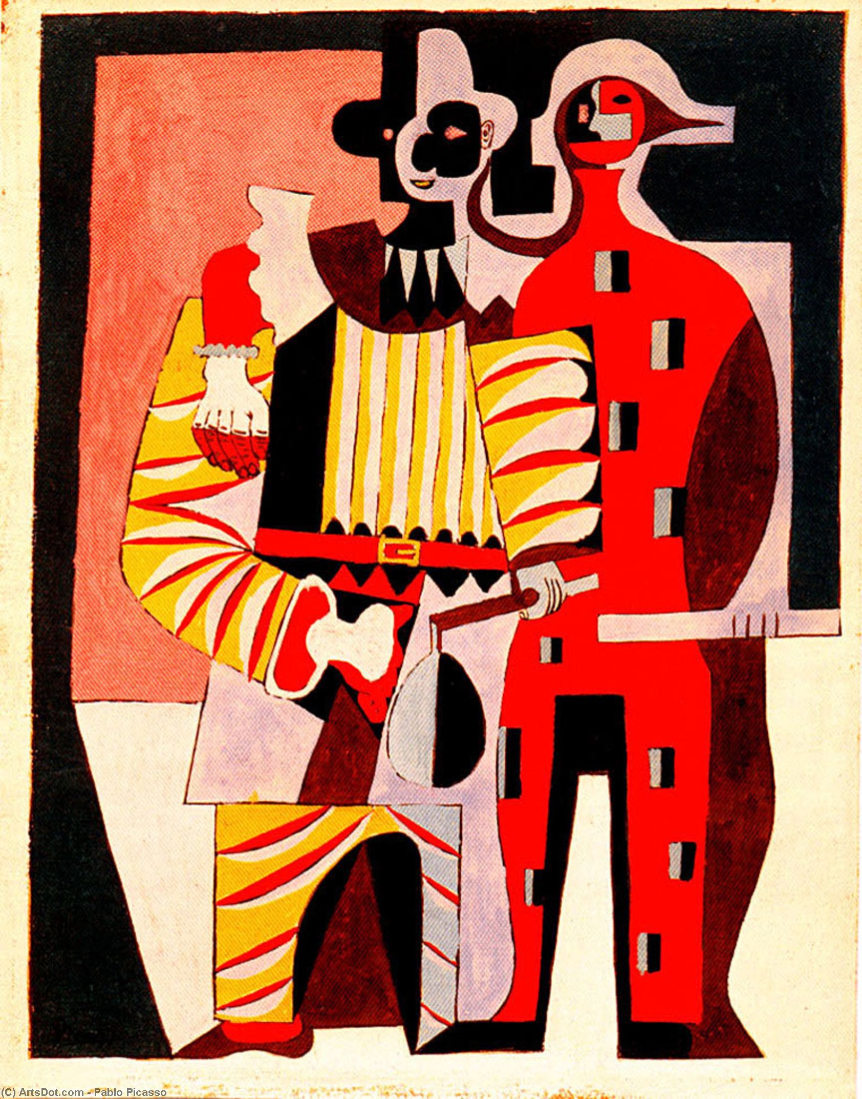 Pierrot And Harlequin — Pablo Picasso