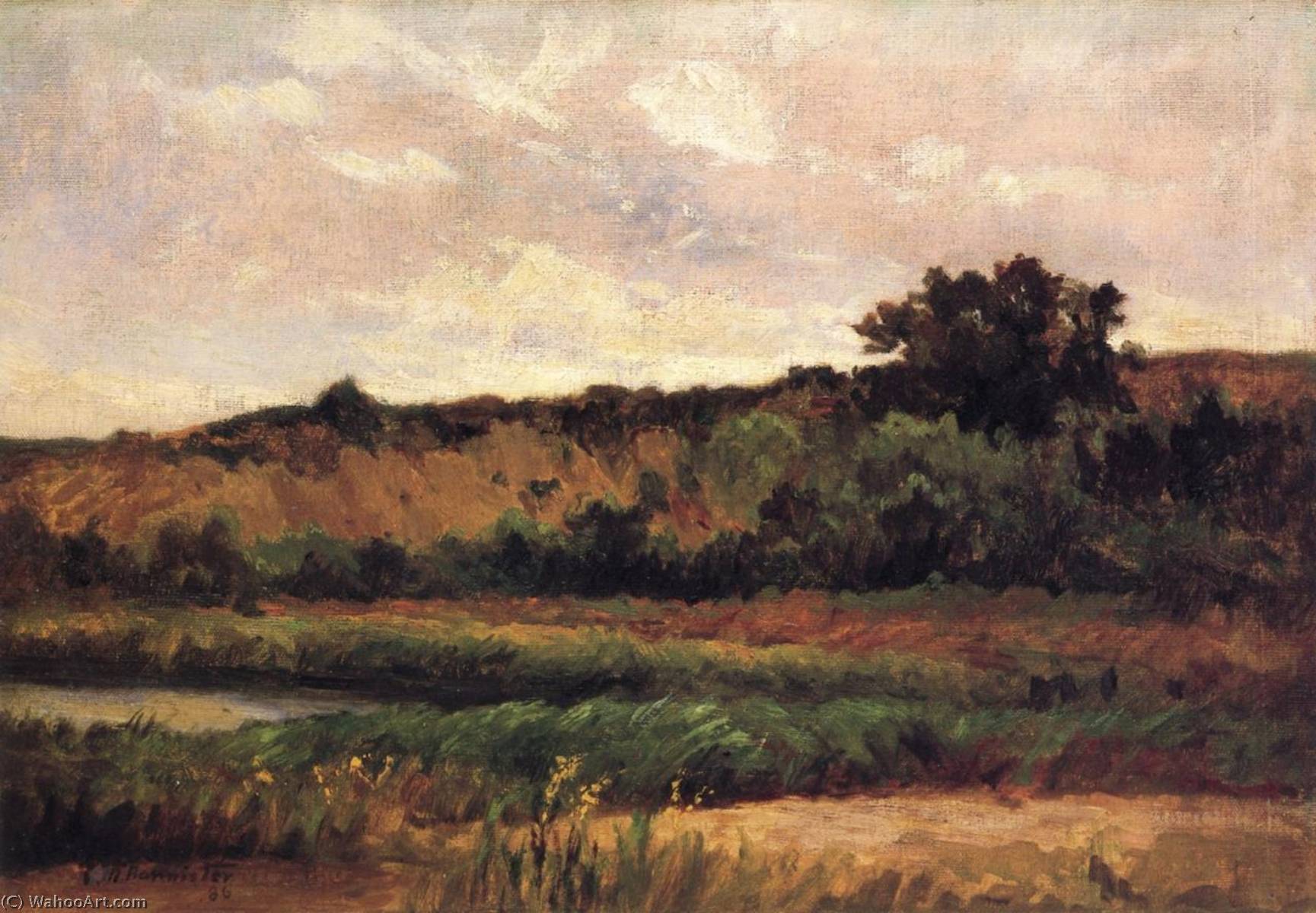 Farmer Green's Meadow — Edward Mitchell Bannister
