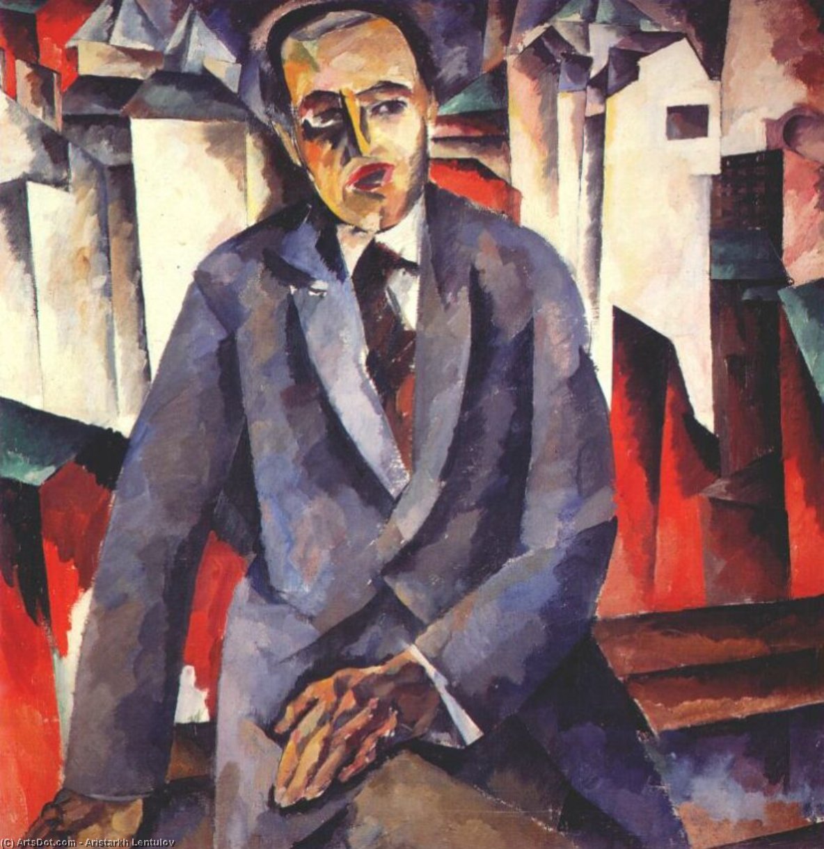 Portrait Of The Regisseur Alexander Tairov — Aristarkh Vasilevich Lentulov