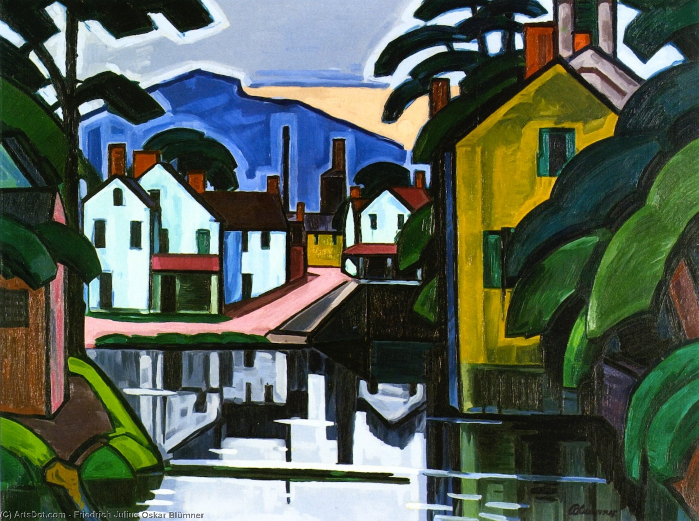Meditation In A Town, New Jersey (stanhope) — Friedrich Julius Oskar Blümner