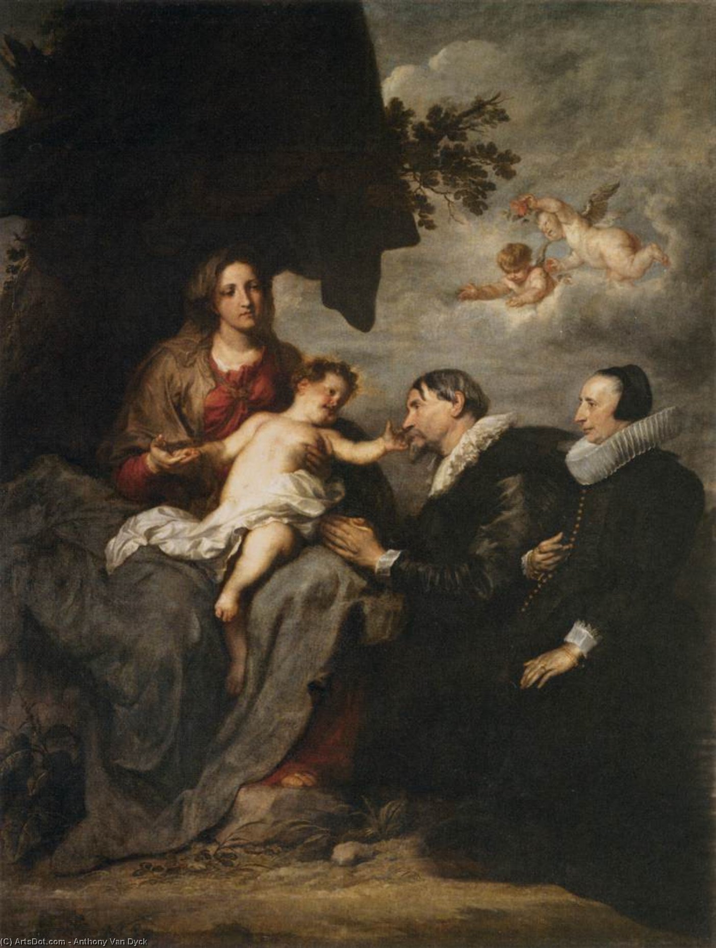 Virgin With Donors — Антоний Ван Дейк