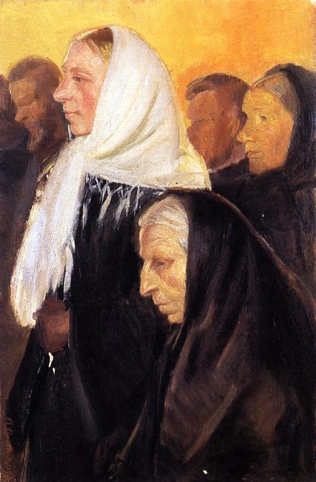 Churchgoers — Anna Kirstine Ancher