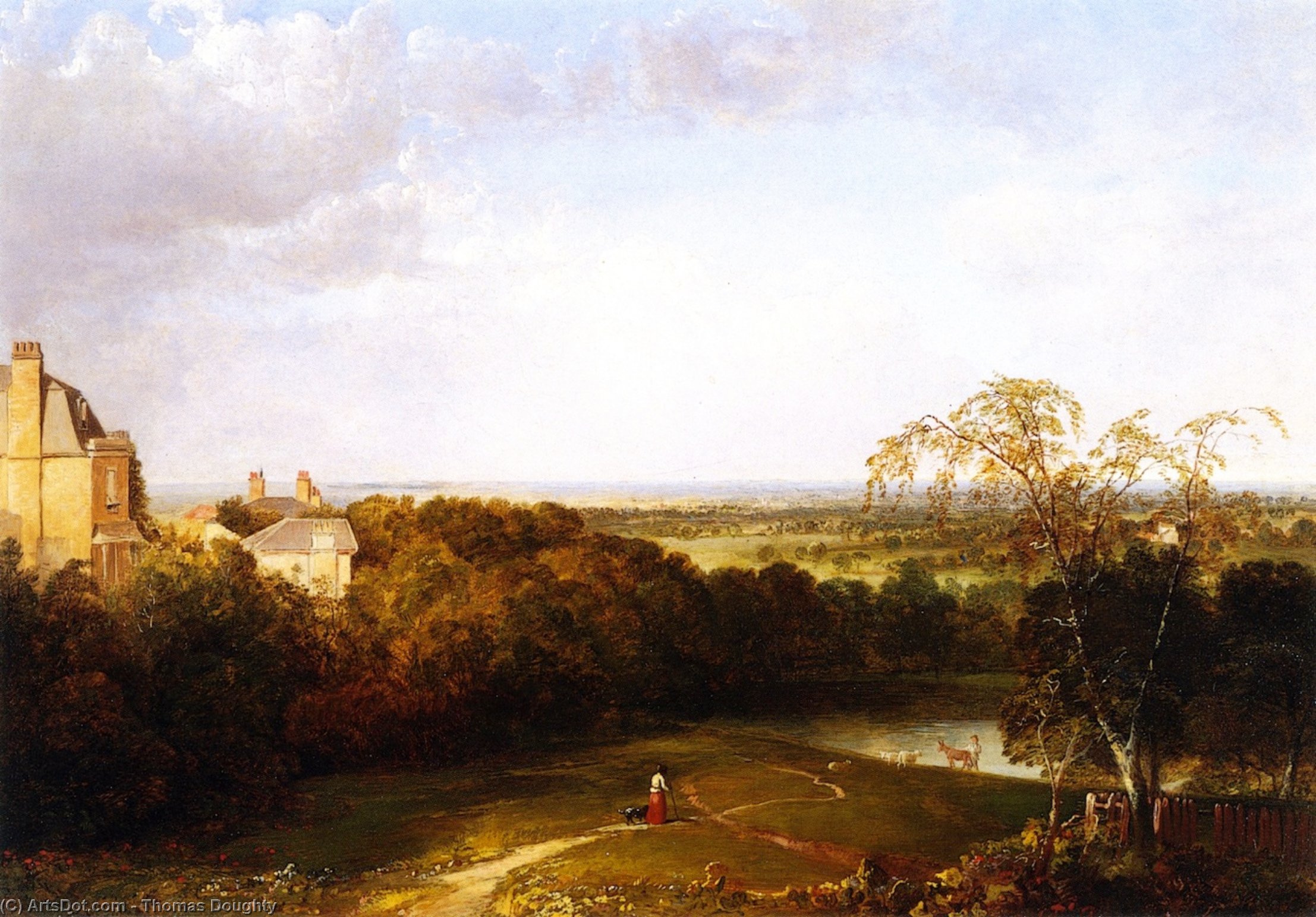 View Toward London From Hampstead Heath — Tomas Dauti