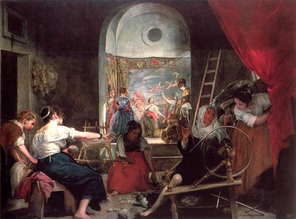 La Fábula De Aracne O Las Hilanderas — Diego Rodríguez De Silva Y Velázquez