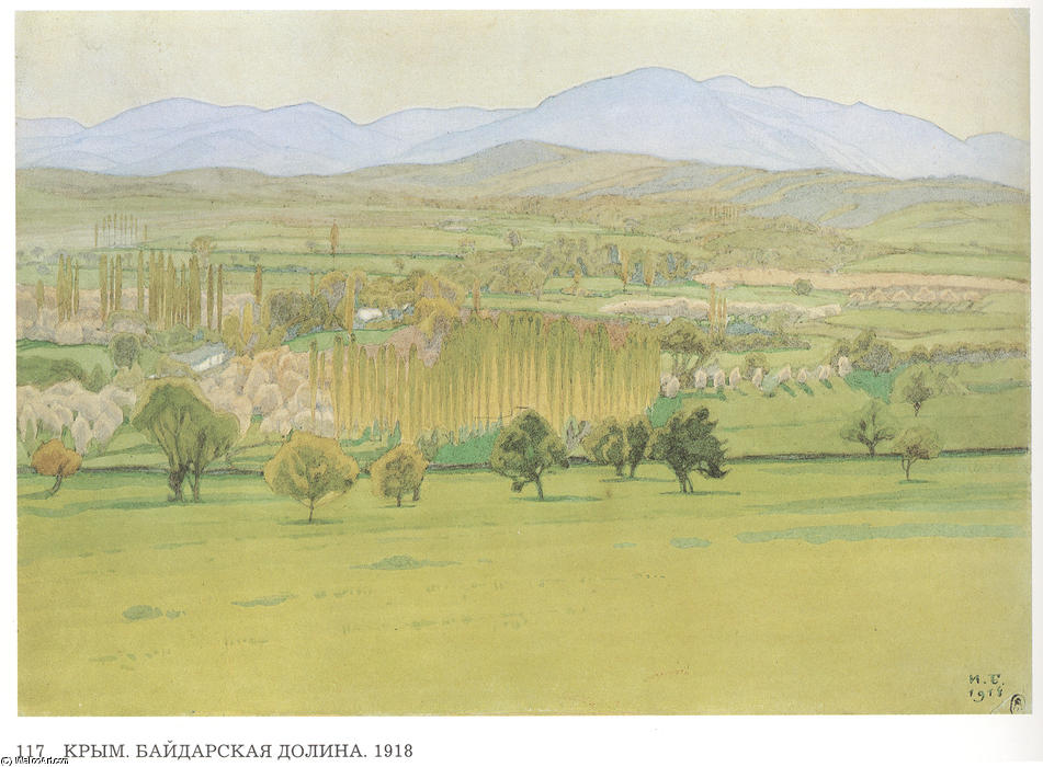 Crimea. Baidar Valley — Ivan Yakovlevich Bilibin