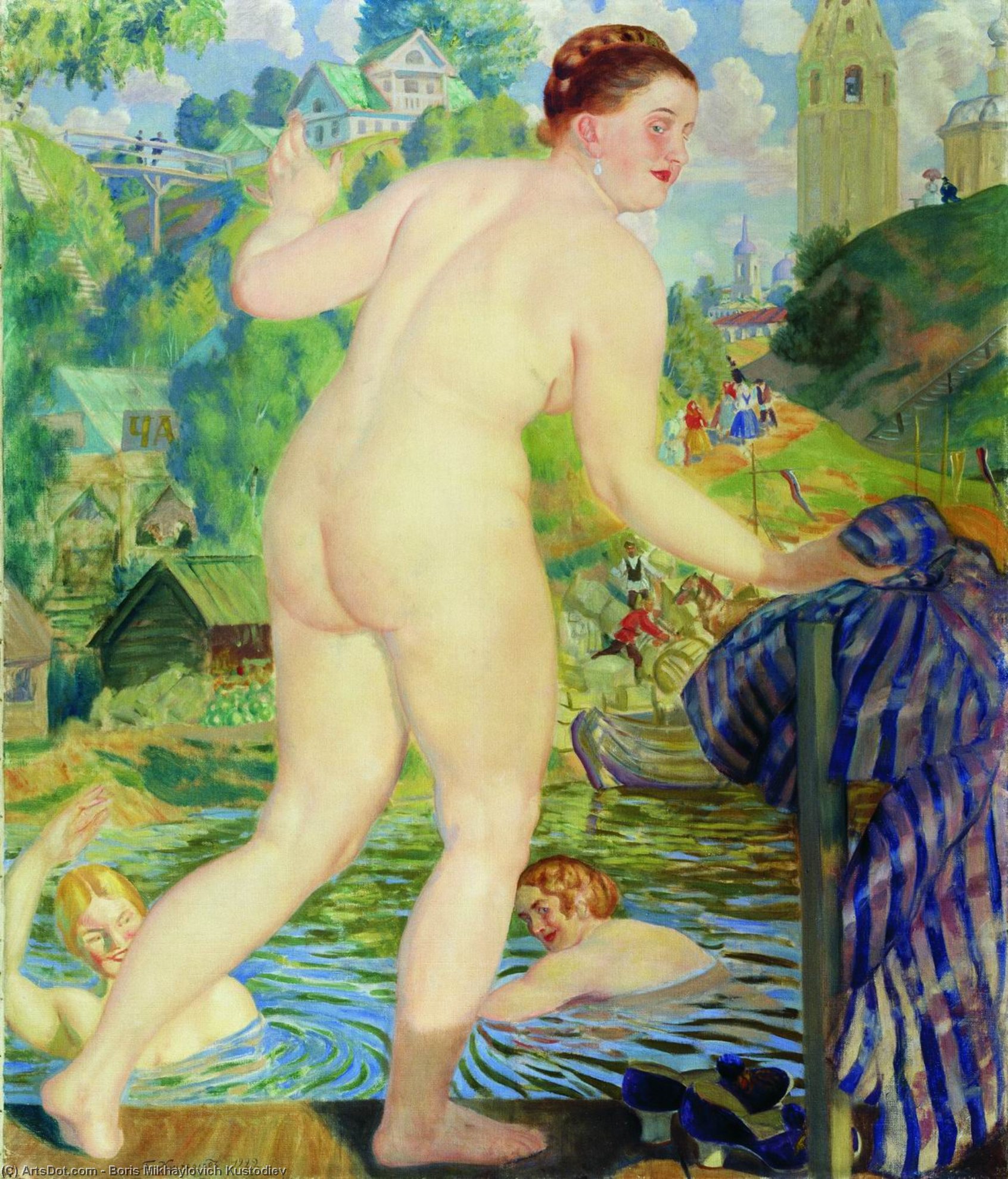 Bather — Борис Кустодиев