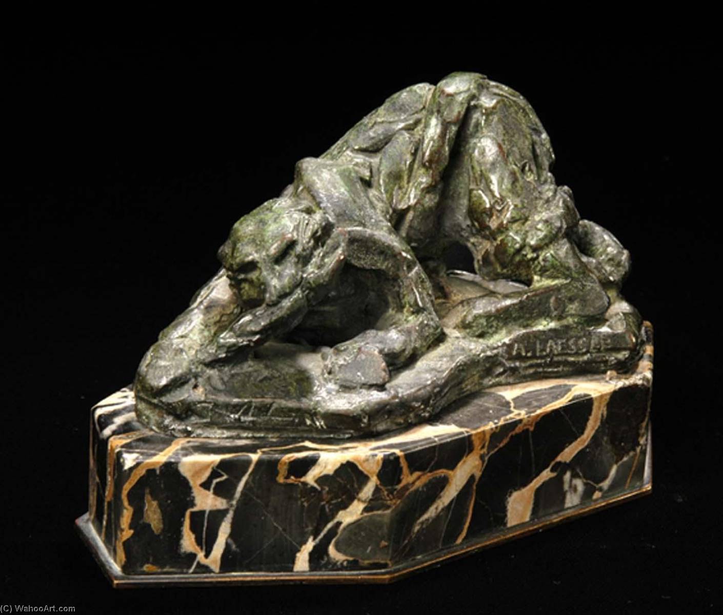 Lion With Serpent — Alberto Laessle