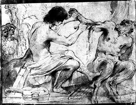 The Flaying Of Marsyas — Guercino