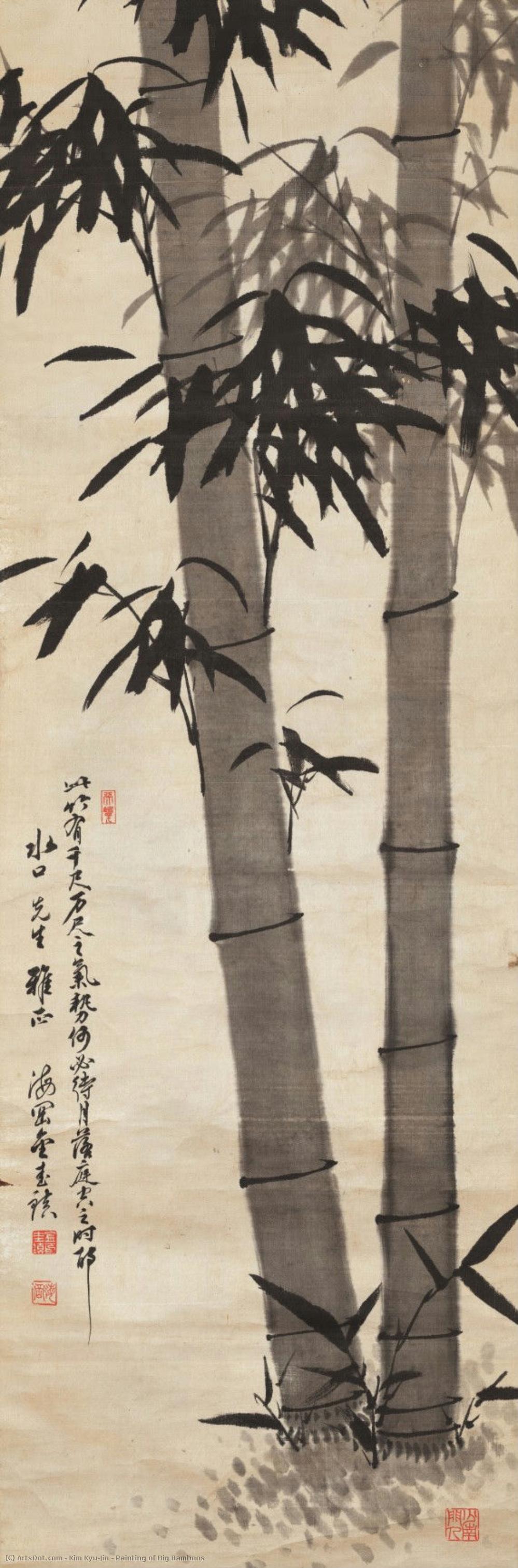 Painting Of Big Bamboos — Kim Kyu-jin