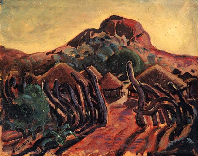 Mochudi, Bechuana Village — Артур Лисмер