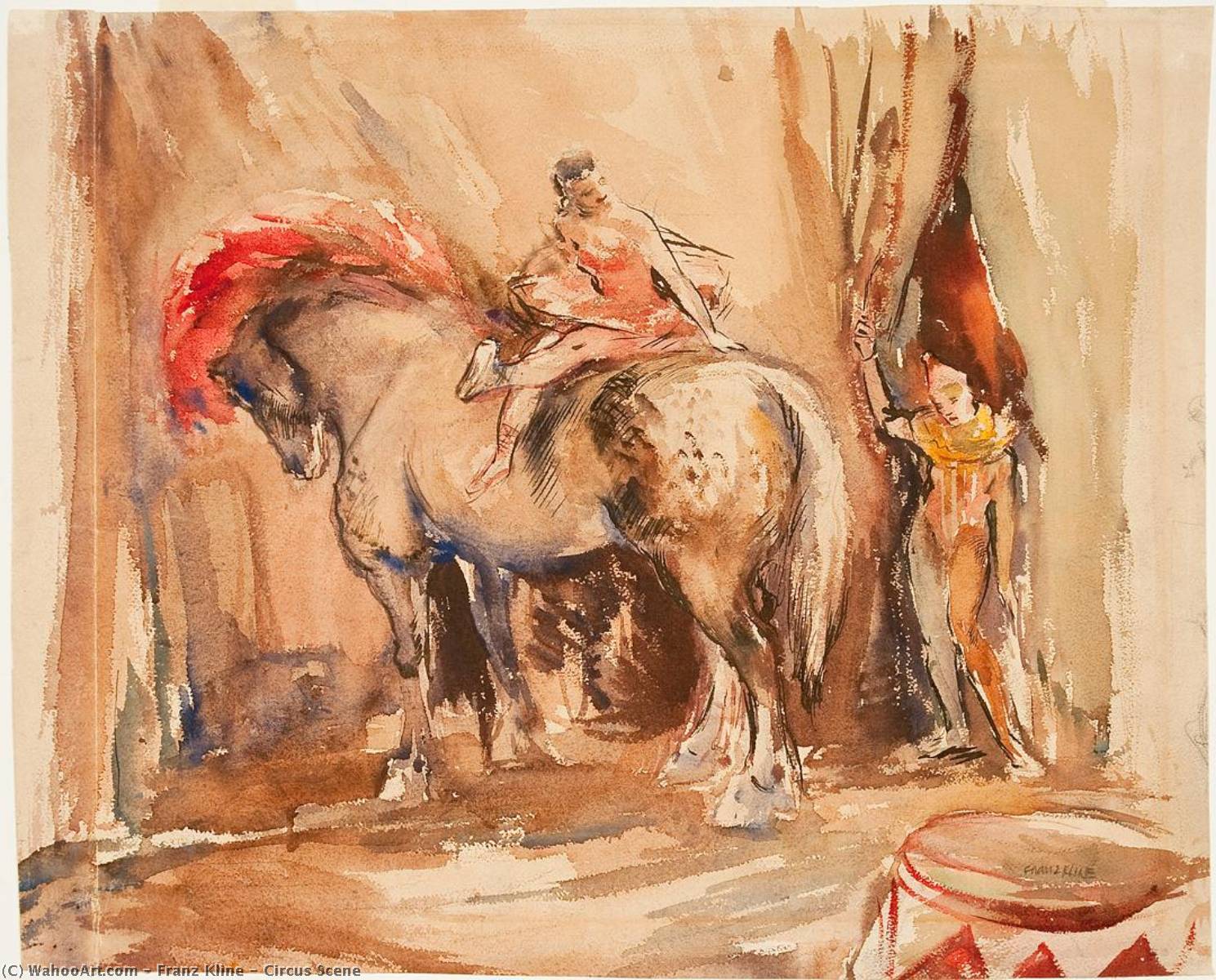 Circus Scene — Franc Klajn
