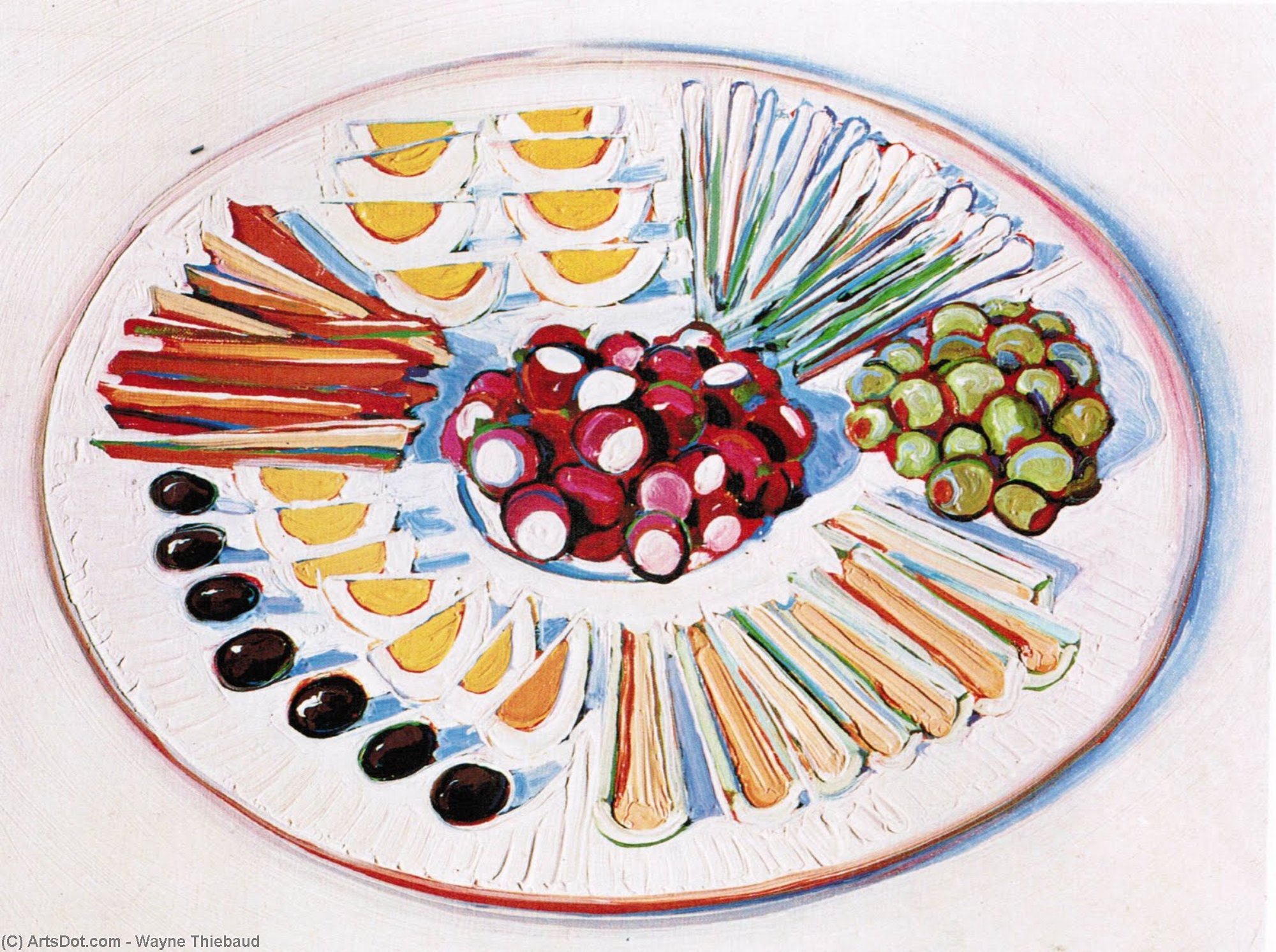 Plate Of Hors D Oeuvres — Вейн Тхибауд