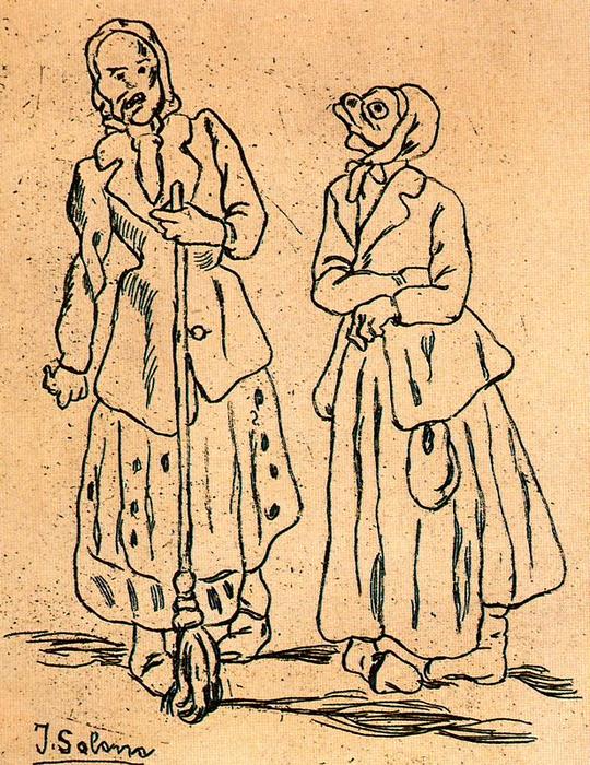 Máscaras De La Escoba — José Gutiérrez Solana