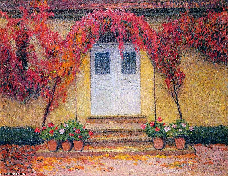 La Entree De La Porte A Marquayrol — Henri Jean Guillaume Martin