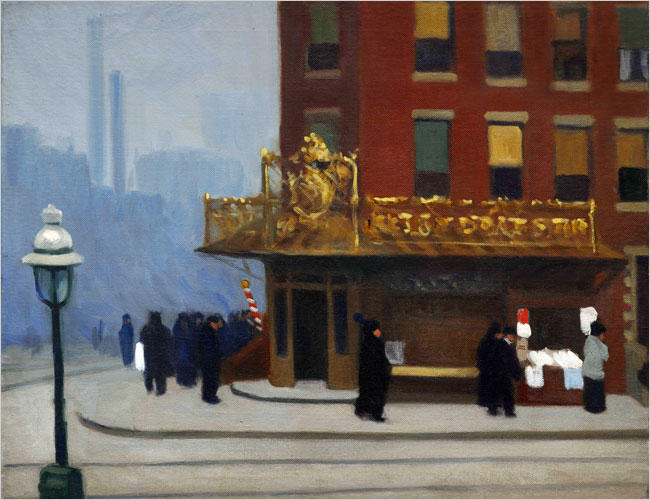 New York Corner (corner Saloon) — エドワード・ホッパー