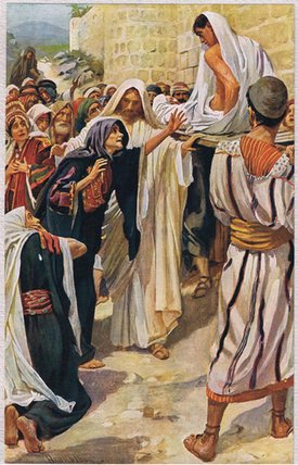 The Widow Of Nain — Harold Copping