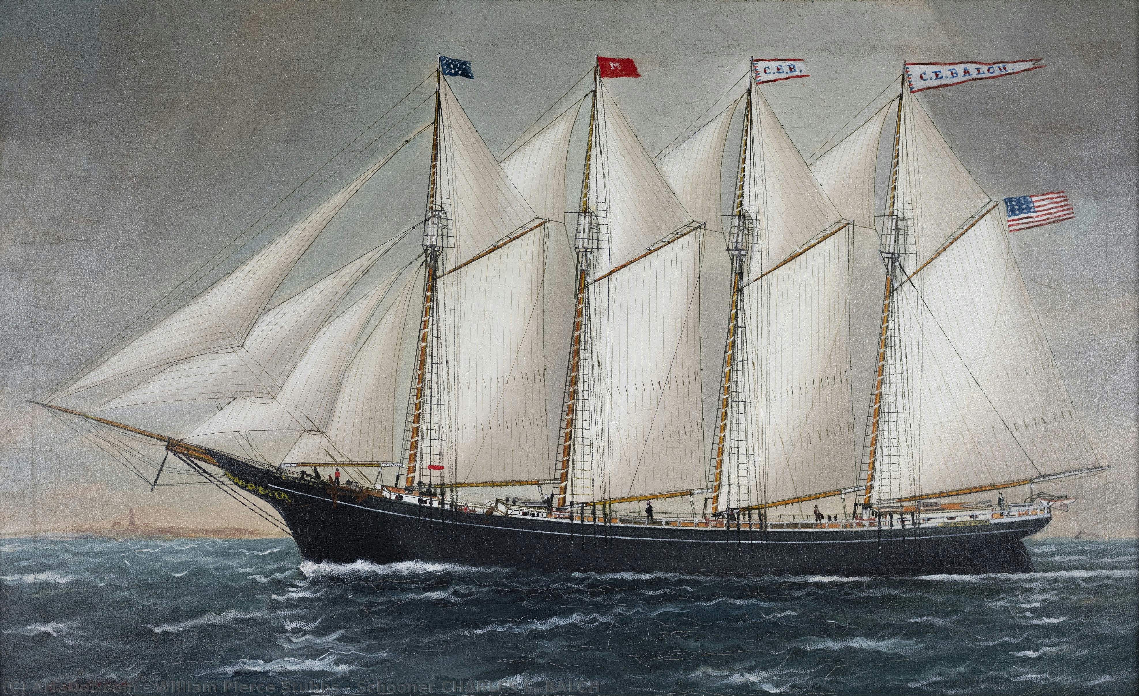 Schooner Charles E. Balch — William Pierce Stubbs