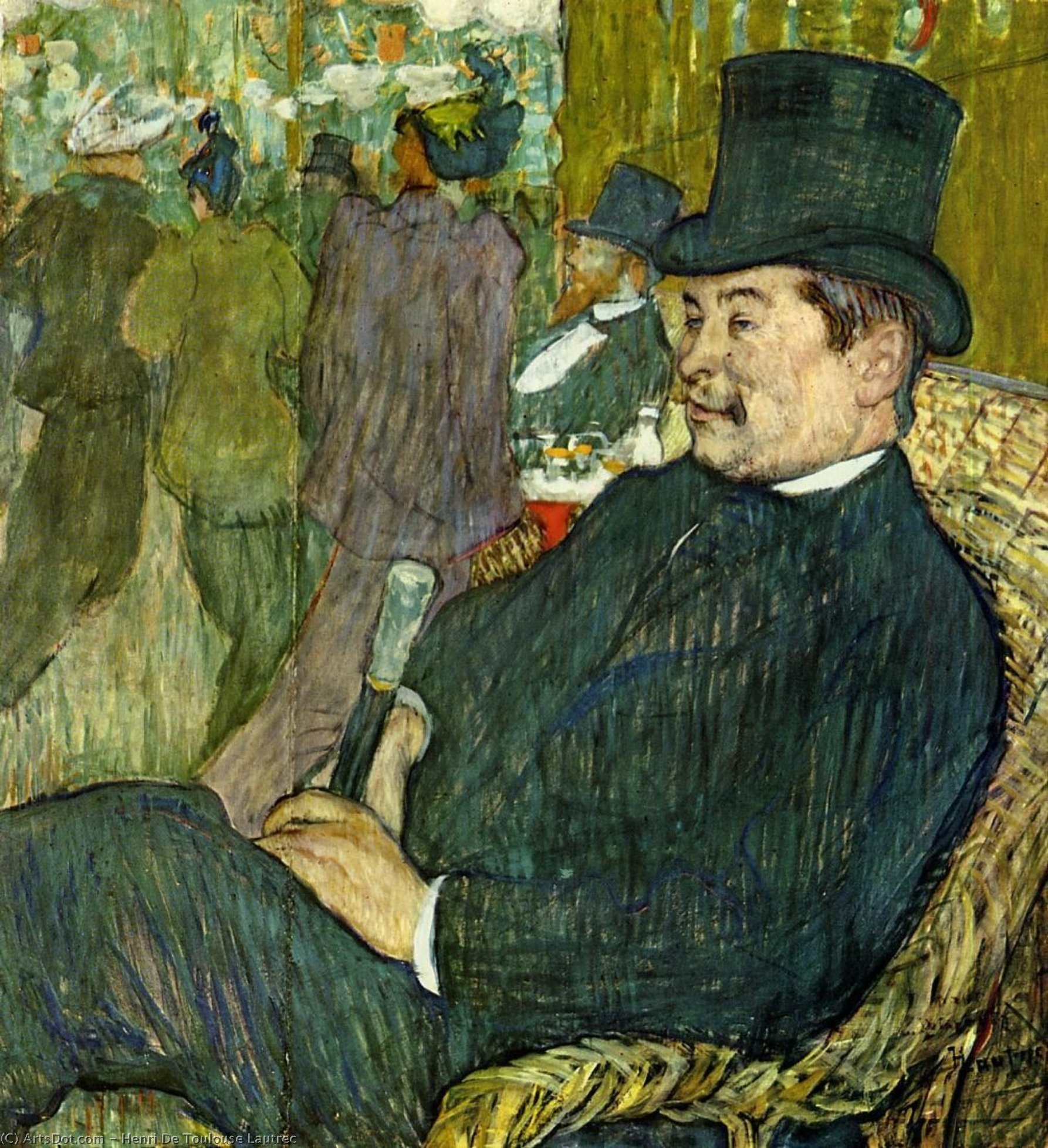 M. Delaporte Im Jardin De Paris — Comte Henri Marie Raymond De Toulouse-lautrec-monfa