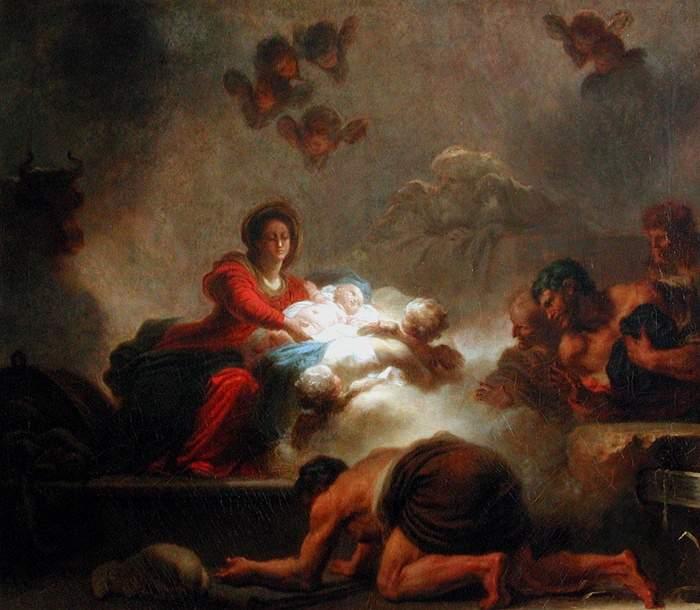 Adoration Des Bergers — Jean-honoré Fragonard