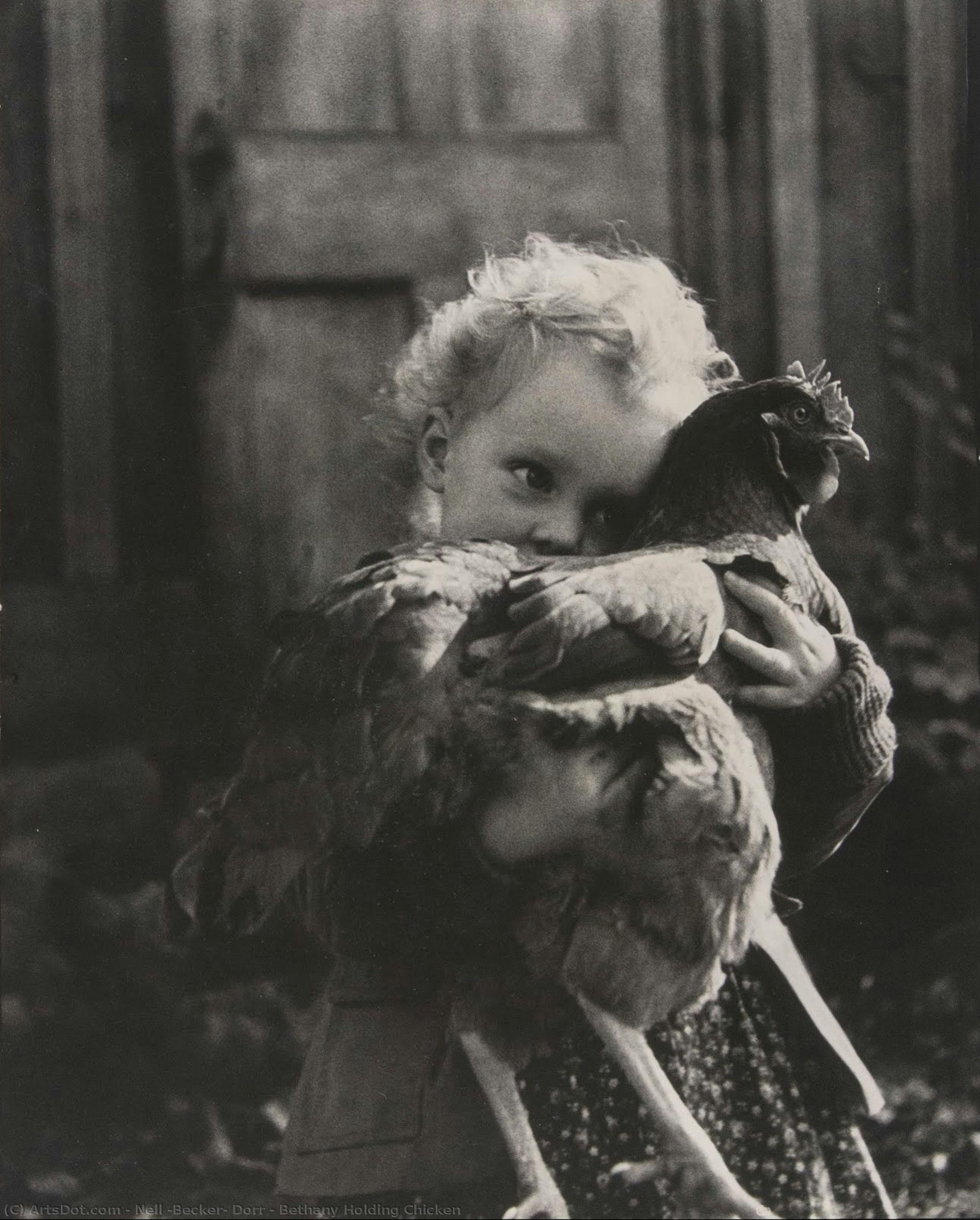 Bethany Holding Chicken — Nell (becker) Dorr