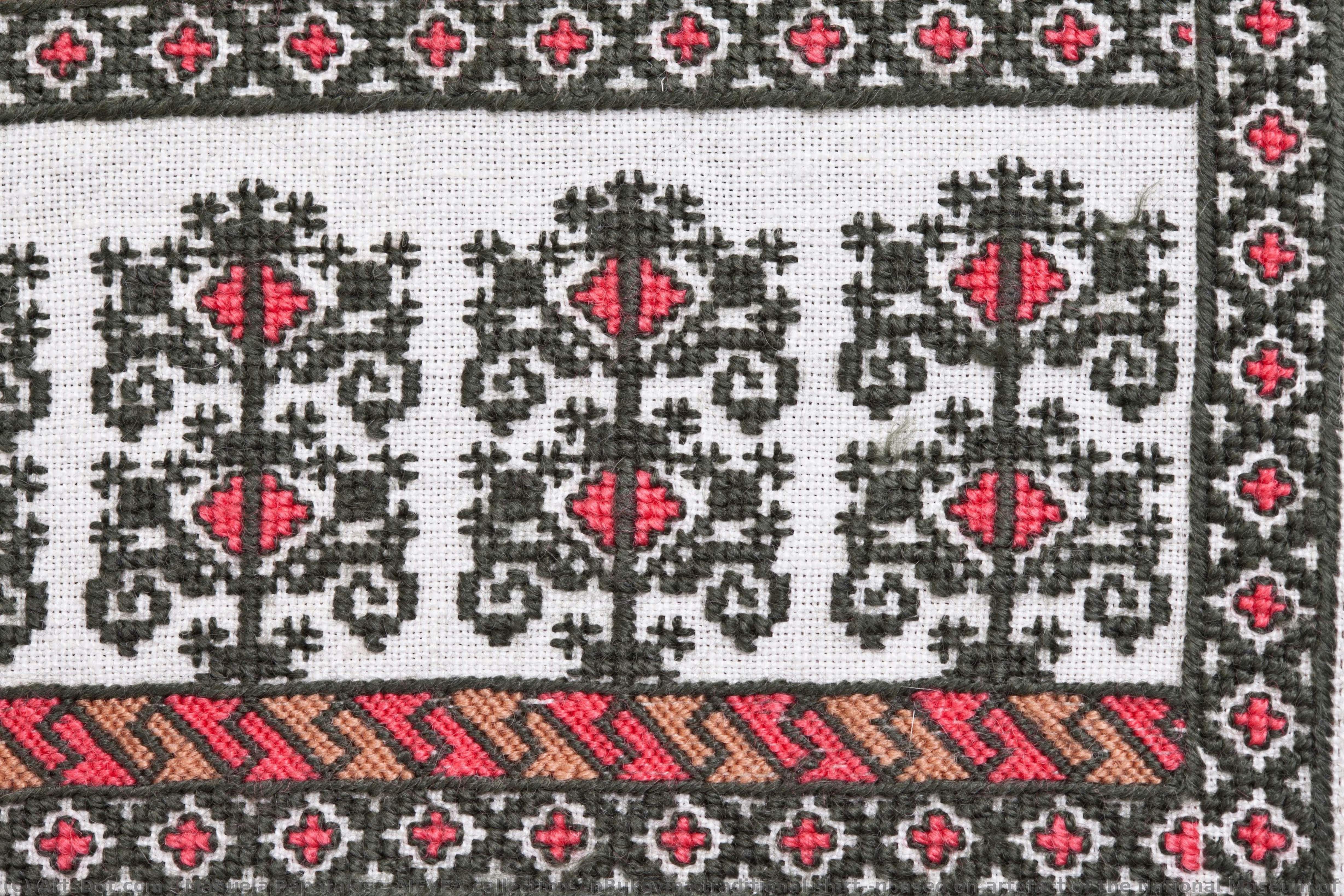 Aievea Collection; \nbukovina Traditional Shirt;\nbased On Artefact Of The National Museum Of The Romanian Peasant — Manuela Papatakis