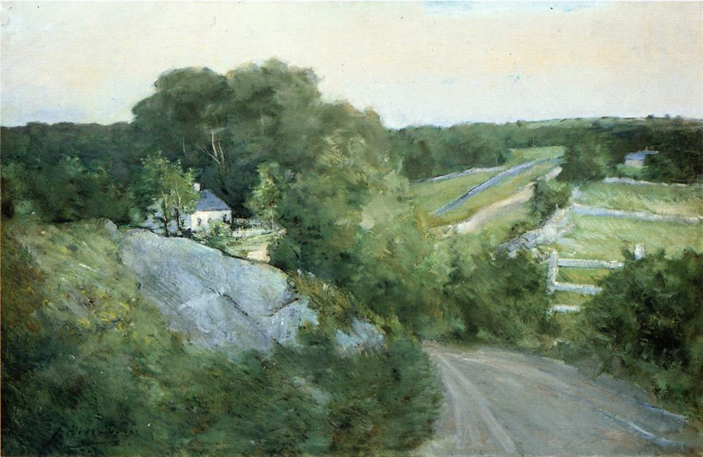 Green Hills And Farmland — Julian Alden Weir