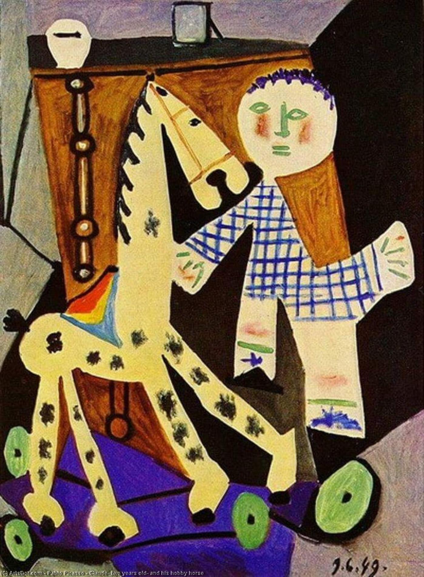 Claude, Dos Años Y Su Caballo De Juguete — Pablo Picasso