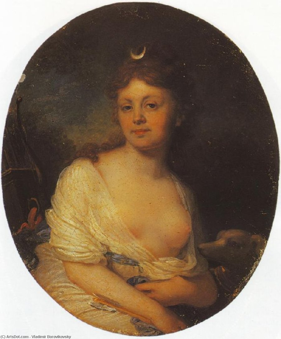 Countess Ekaterina Riboper — Vladimir Lukich Borovikovsky