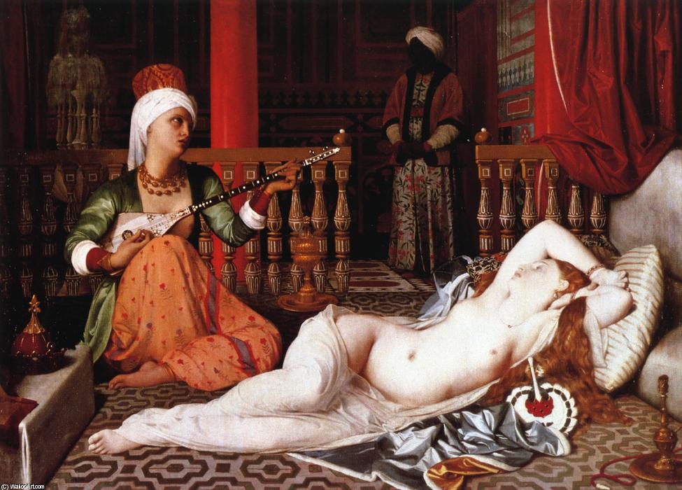 Odalisque With Female Slave — Jean-auguste-dominique Ingres