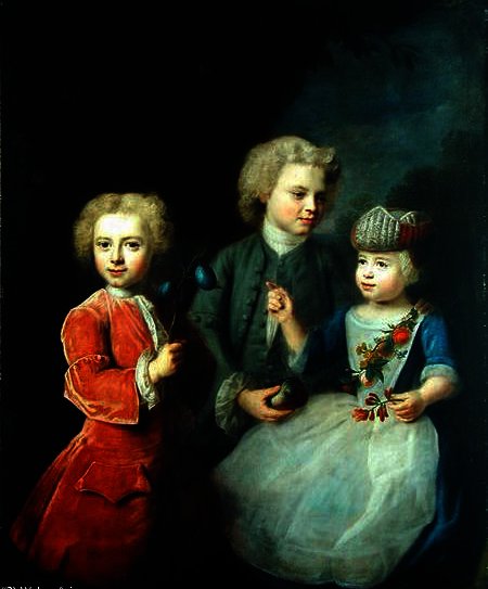 The Children Of Councillor Barthold Heinrich Brockes — Balthasar Denner
