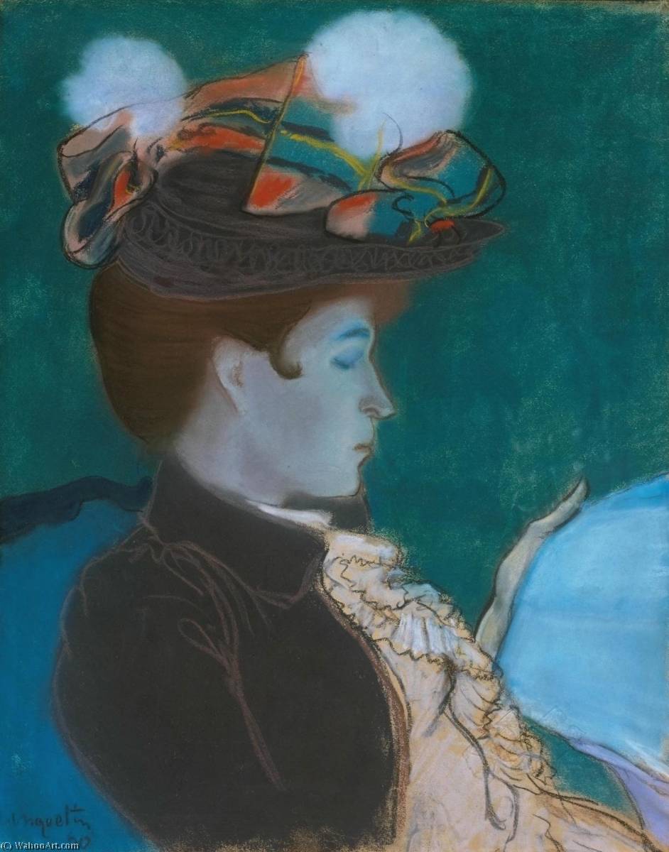Girl Reading A Newspaper — Louis Anquetin