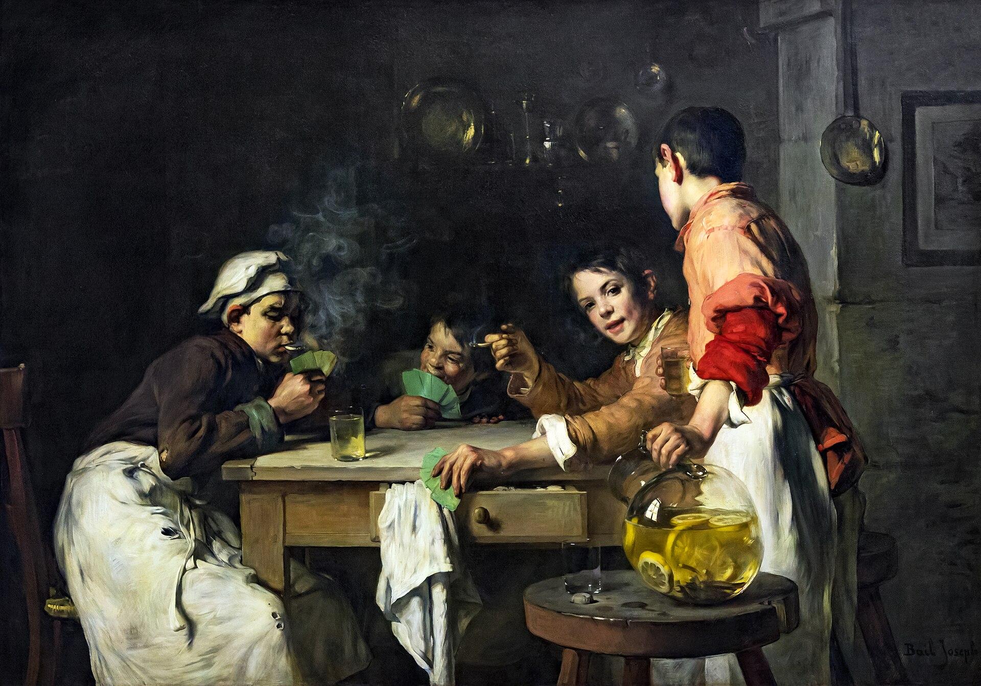 The Card Players — Claude Joseph Bail