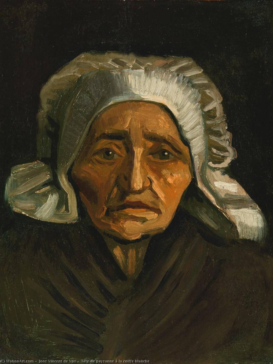 Tête De Paysanne À La Coiffe Blanche — Joos Vincent De Vos