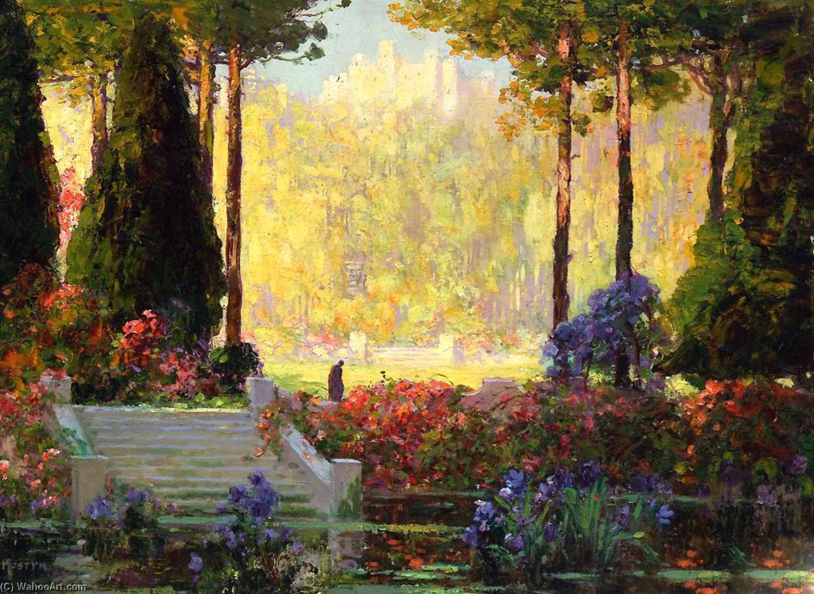 The Garden Of The Castle — Thomas Edwin Mostyn