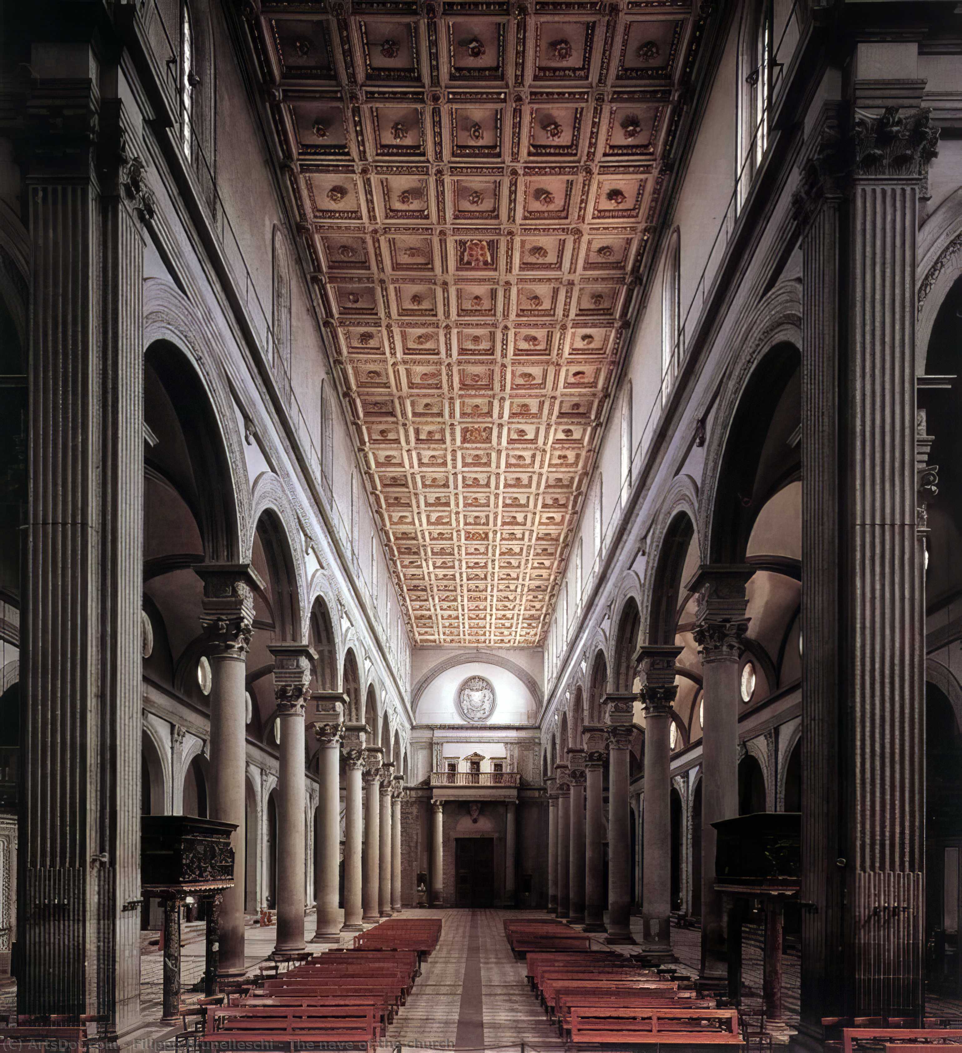 The Nave Of The Church — フィリッポ・ブルネレスキ