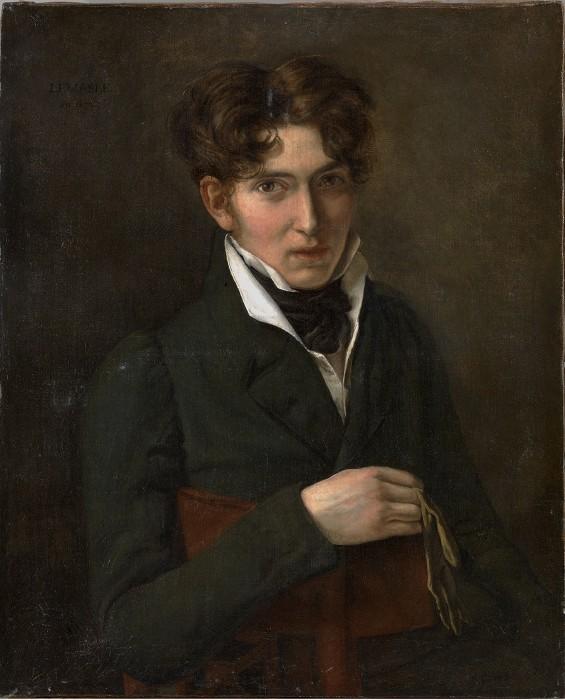 Portrait D'homme Au Gant — Louis Nicolas Lemasle