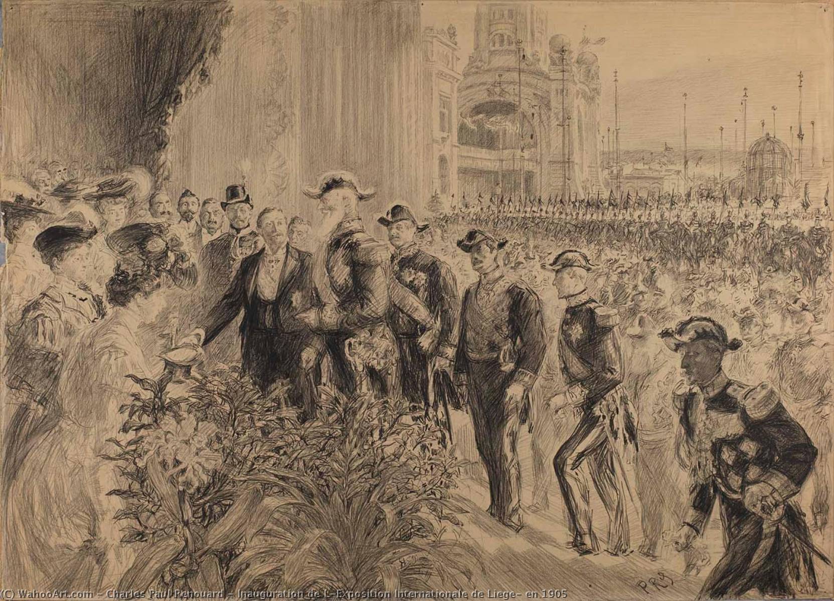 Inauguration De L'exposition Internationale De Liege, En 1905 — Charles Paul Renouard