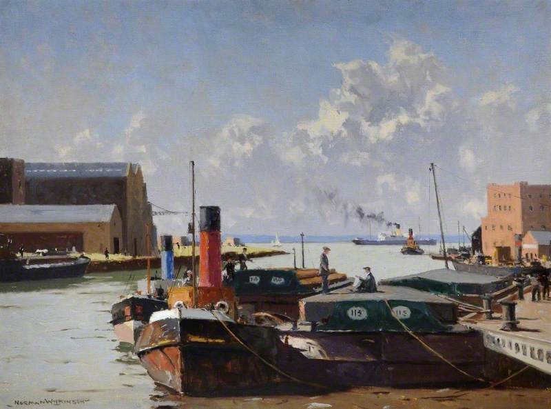 Mouth Of The River Hull — Norman Wilkinson