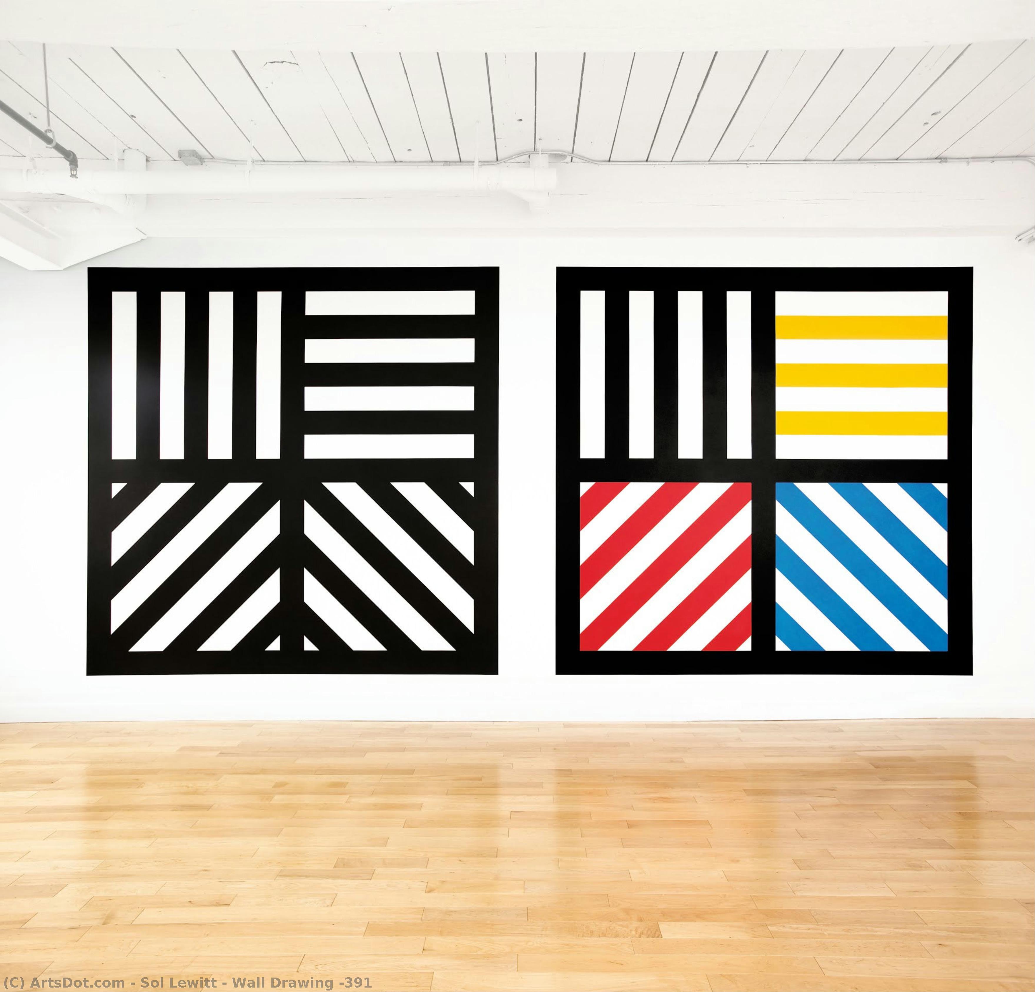 Wall Drawing #391 — Solomon Lewitt