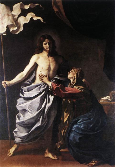 The Resurrected Christ Appears To The Virgin — Guercino