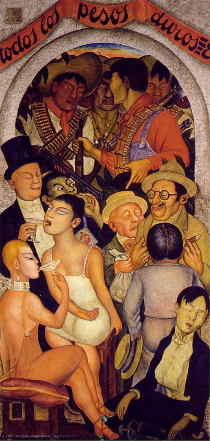 Night Of The Rich — Diego Rivera